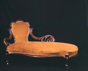 贵妃椅，1860年（胡桃木） 作者 英语学校